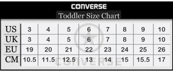 infant size 5 white converse
